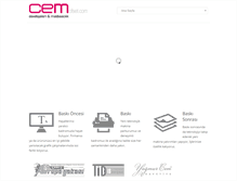 Tablet Screenshot of cemofset.com